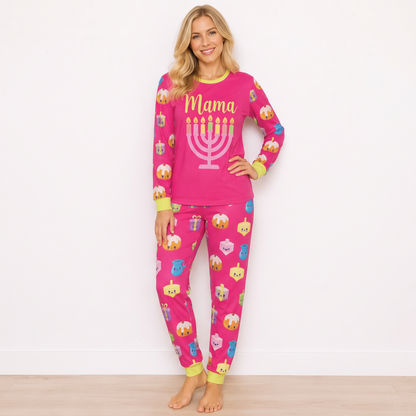 Personalized Family Matching Pajama Set, Custom Name Christmas Sleepwear Gift 686763 WFD