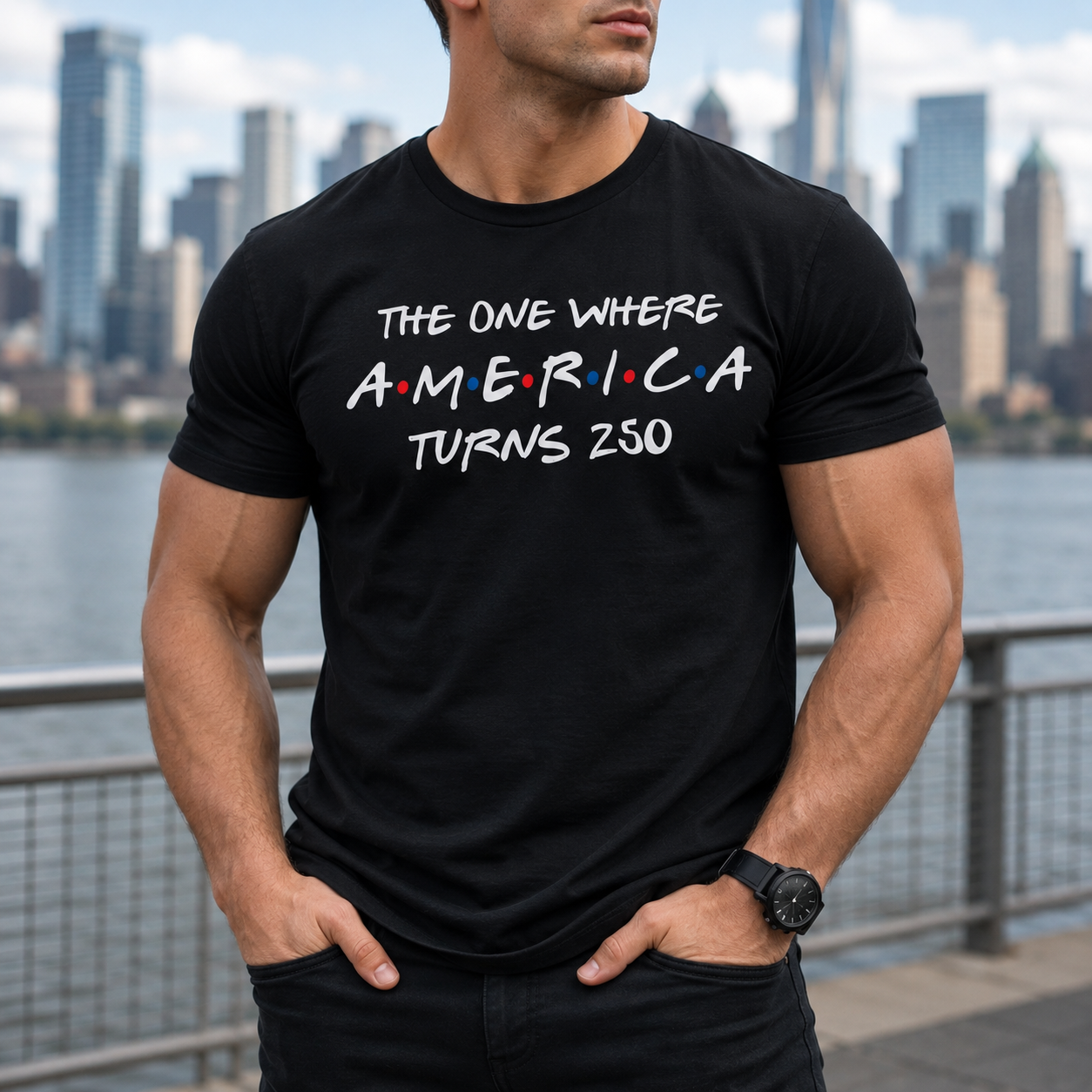 The One Where America Turns 250 Shirt, Independence Day Tee, Patriotic 4th Of July Shirt 685180