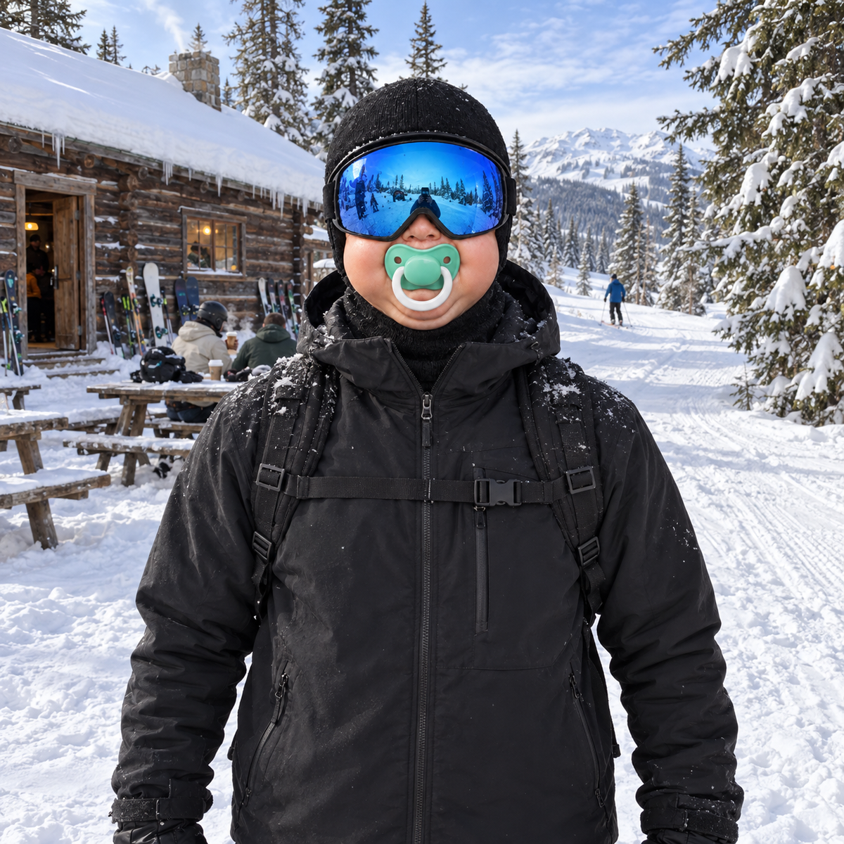 Personalized Baby Face Balaclava Ski Mask, Funny Face Winter Balaclava 686610 WFD