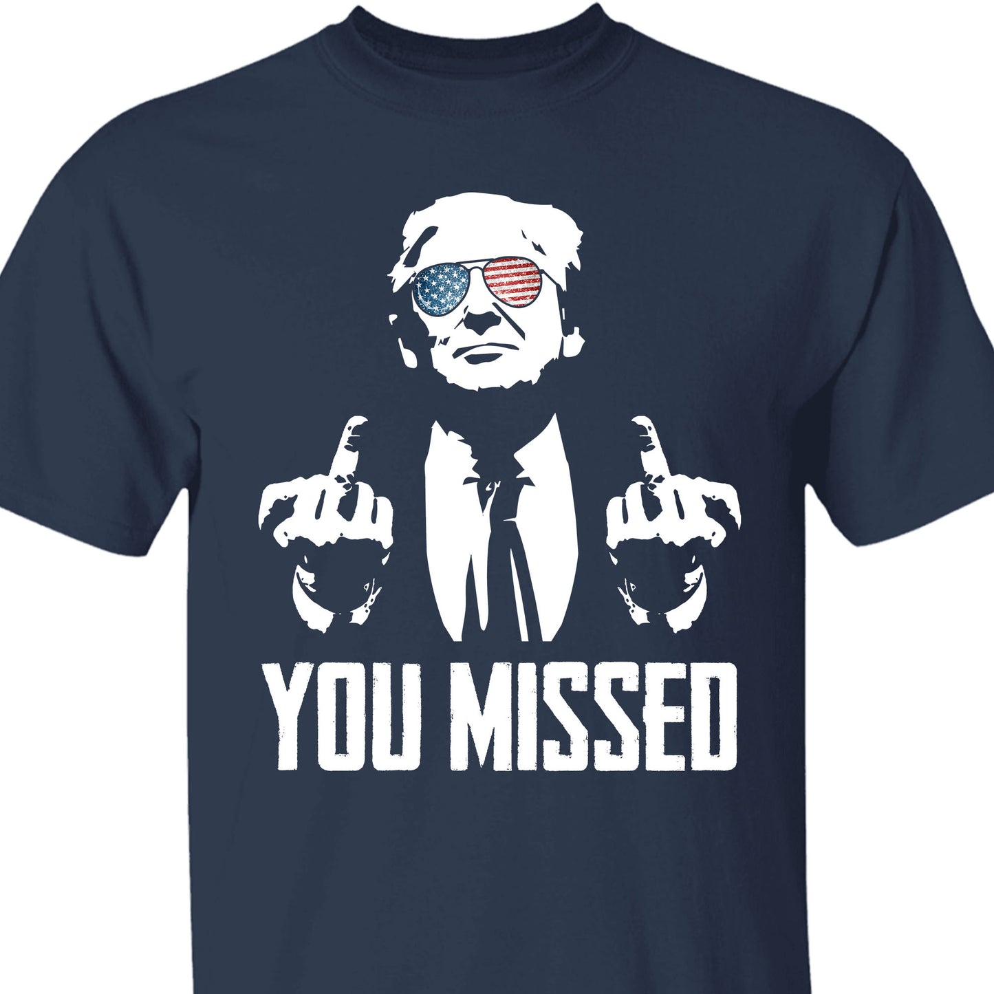 You Missed | Trump Fight 2024 Shirt Pennsylvania Rally | Shirt Dark C1115 - GOP