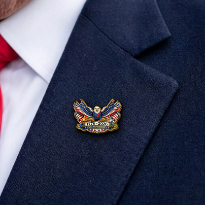 USA 250 Years Anniversary Lapel Pin Pack of 10 | Patriotic Independence Day Eagle Pin 684629