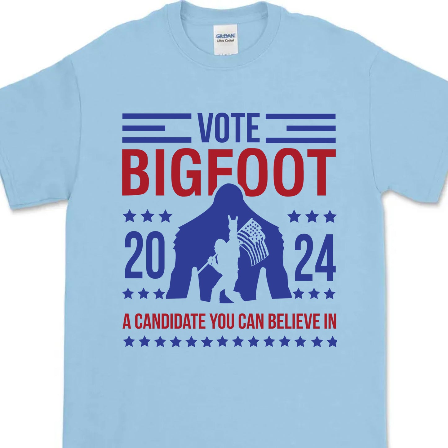 Vote Bigfoot Shirt | Funny Bigfoot for President Shirt | Funny 2024 Election Shirt | Funny Sasquatch Shirt | Bigfoot Lover Shirt | Bigfoot 2024 - T1037 - GOP
