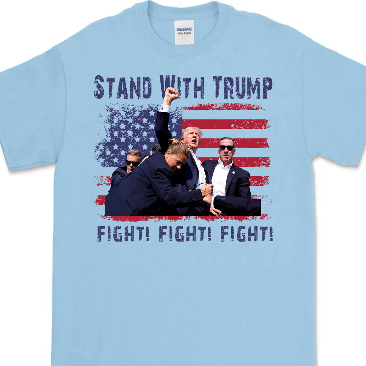 Stand With Trump | Trump Fight Shirt | Donald Trump Shirt Bright T1132 - GOP