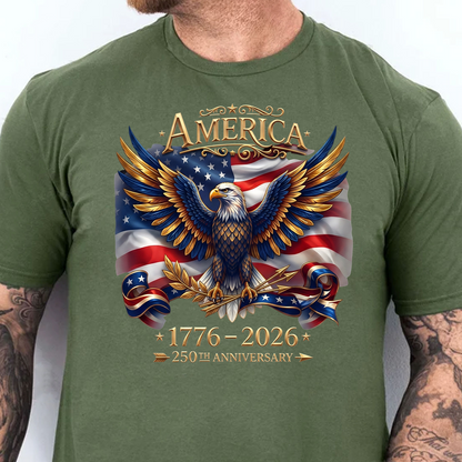 USA 250th Anniversary Shirt, America Flag Tee, Patriotic 4th Of July Gift 685225