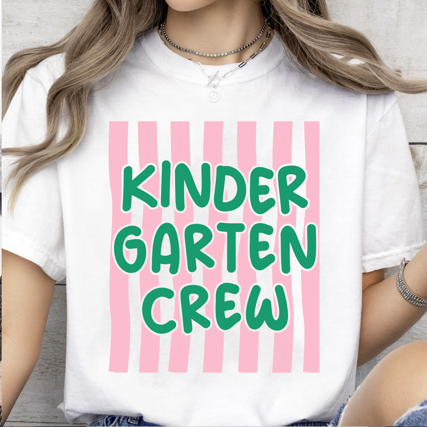 Personalized Kindergarten Crew Shirt, Kindergarten Team Tee, Back To School Gift 685461
