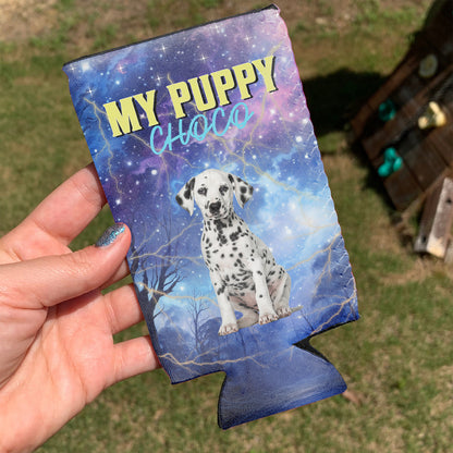 Personalized Retro Vintage Bootleg Can Cooler | Custom Pet Photo Can Holder | Gift for Family | Father's Day, Mother's Day Gift 682463