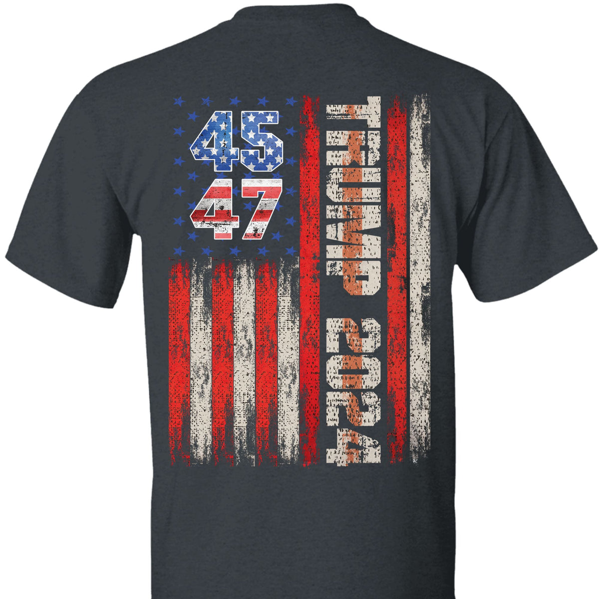 Trump 2024 Shirt | Political Shirt 2024 | Trump Supporters Backside Shirt Dark T1216 - GOP