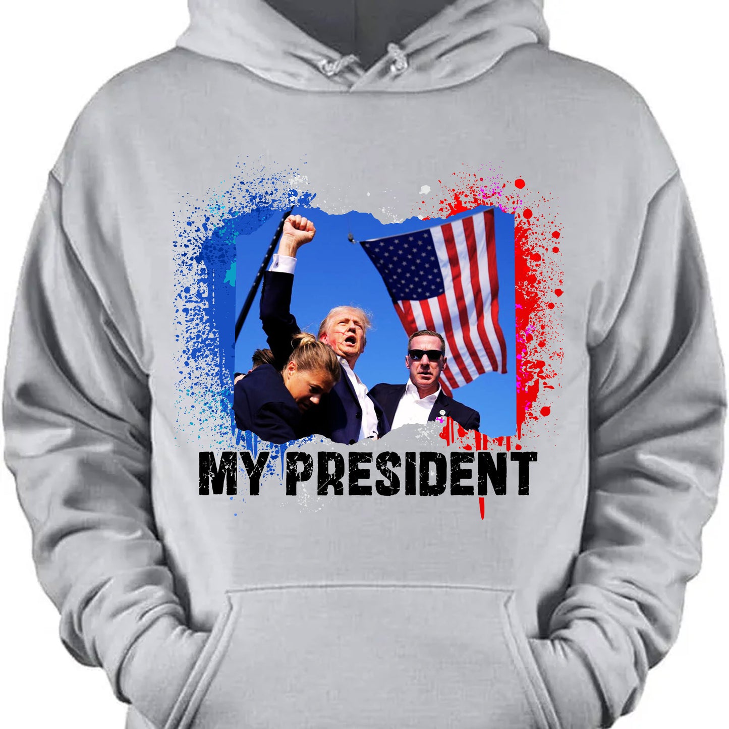 Trump Is My President | Trump Fight 2024 Shirt Pennsylvania Rally | Shirt Bright C1113 - GOP