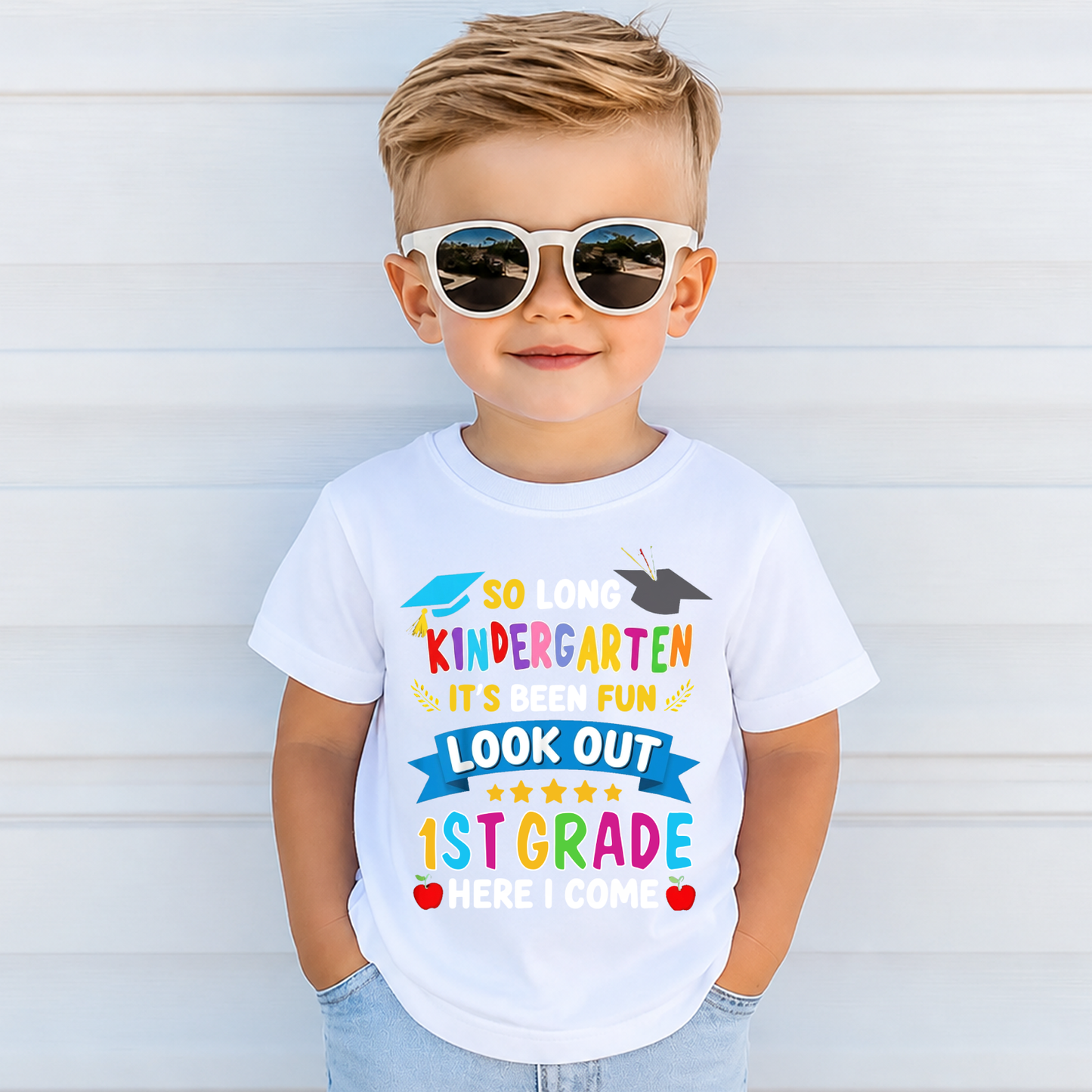 Look Out Here I Come Kids Shirt, Personalized Back To School Tee, First Day Of School Toddler Shirt 685489
