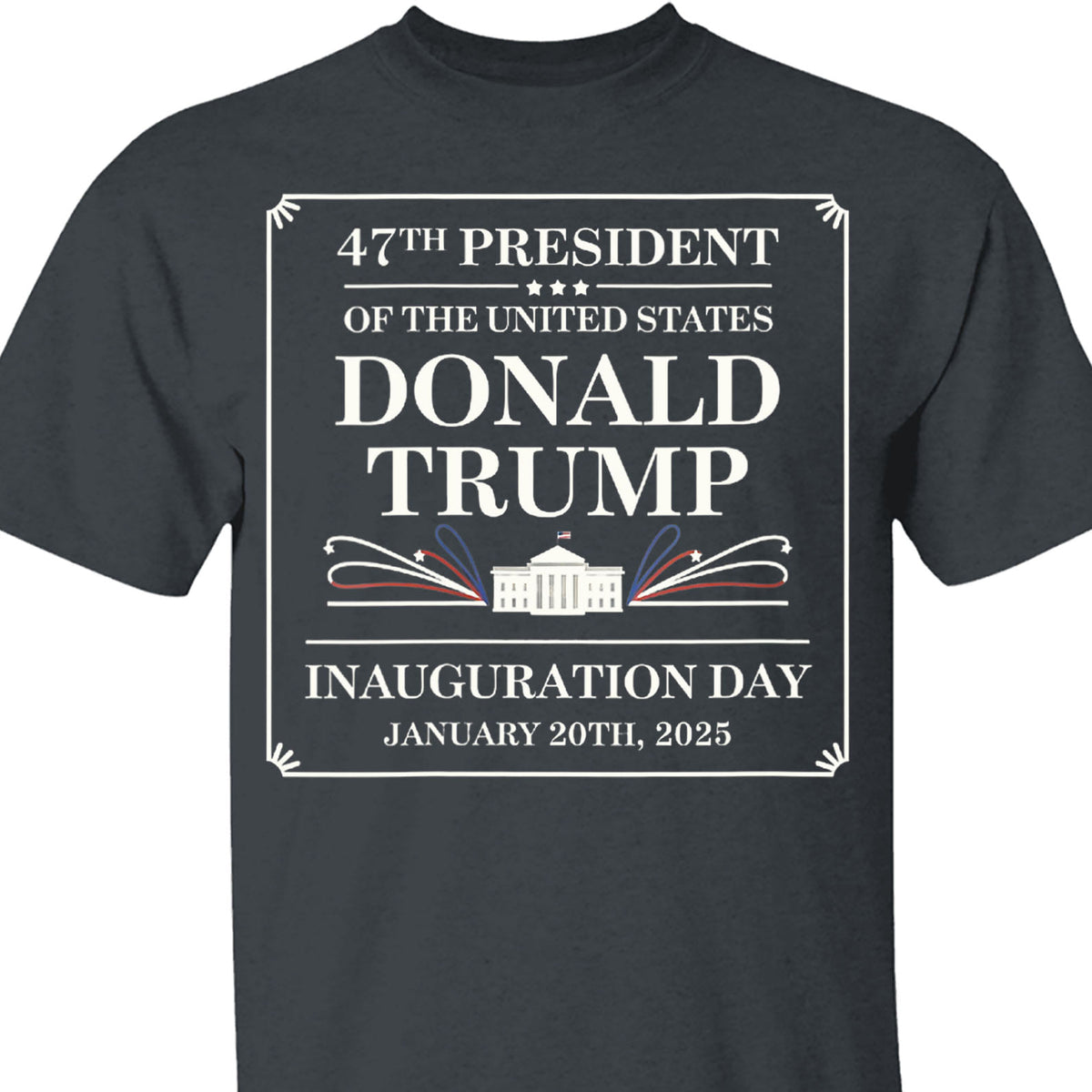Women A New Term Begins Donald Trump Inauguration 2025, 47th US President Inauguration Shirt, Trump Vance 2025 Inauguration Shirt Dark T1700 - GOP