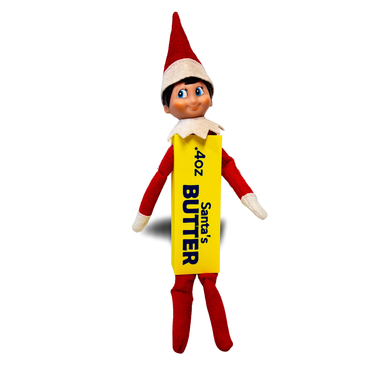 ElfDoh Squishy Inspired Costume, Christmas Elf Cube Accessory, Funny Holiday Outfit Gift 686648 WFD