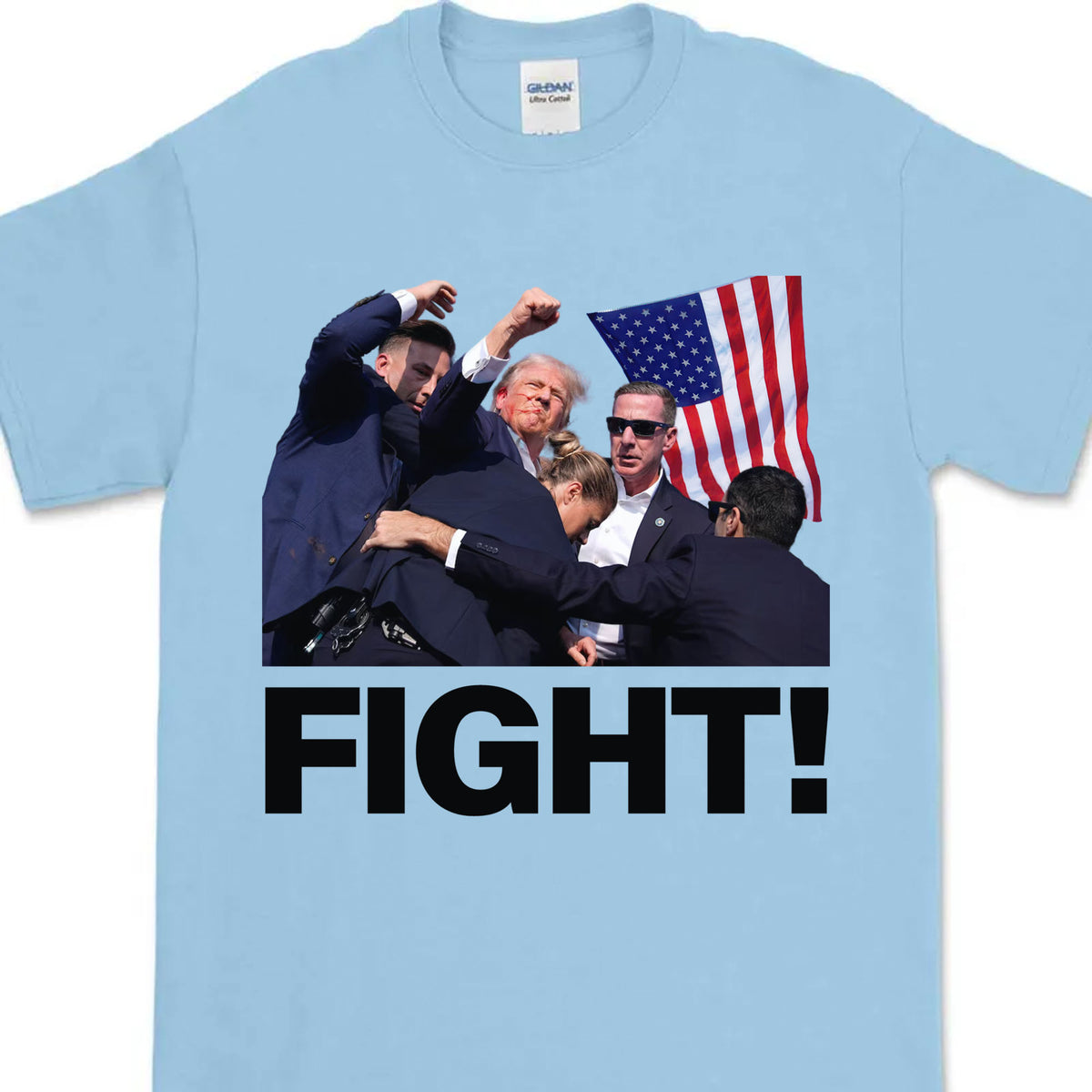 Fight | Trump Fight Shirt | Donald Trump Shirt Bright T1124- GOP