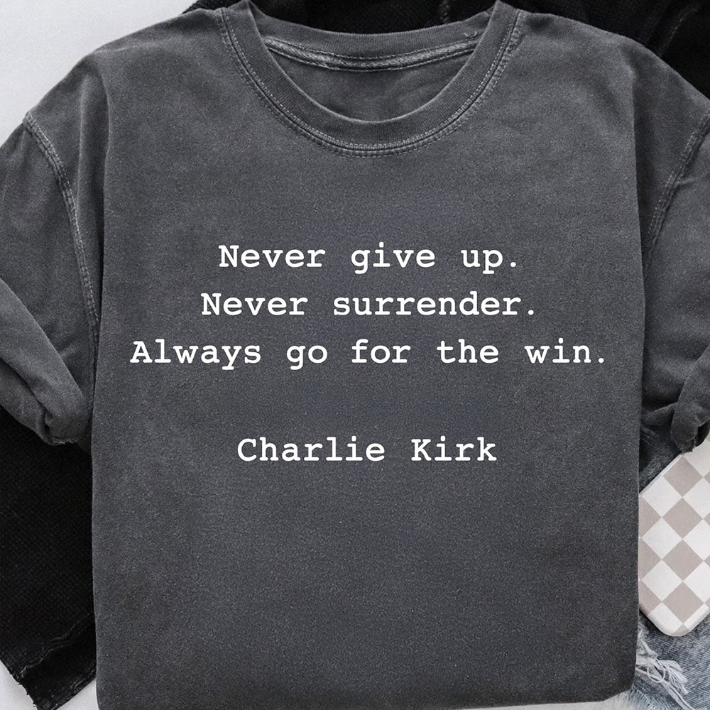 Charlie Kirk Memorial Comfort Colors Shirt | Human Rights Tee | Motivational Free Speech T-Shirt | Political Shirt 682833