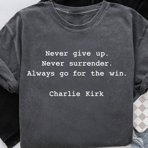 Charlie Kirk Memorial Comfort Colors Shirt | Human Rights Tee | Motivational Free Speech T-Shirt | Political Shirt 682833