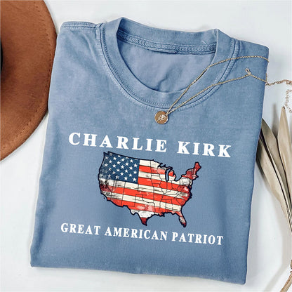 Pray for Charlie Kirk Comfort Colors Shirt, Patriotic Charlie Kirk T-Shirt, Human Rights Shirt 682832