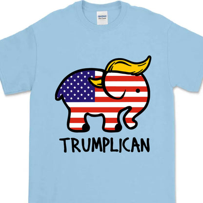 Trumplican Shirt | Trump 2024 Tee | Republican Shirt | Trump Supporters Shirt Bright T1410 - GOP