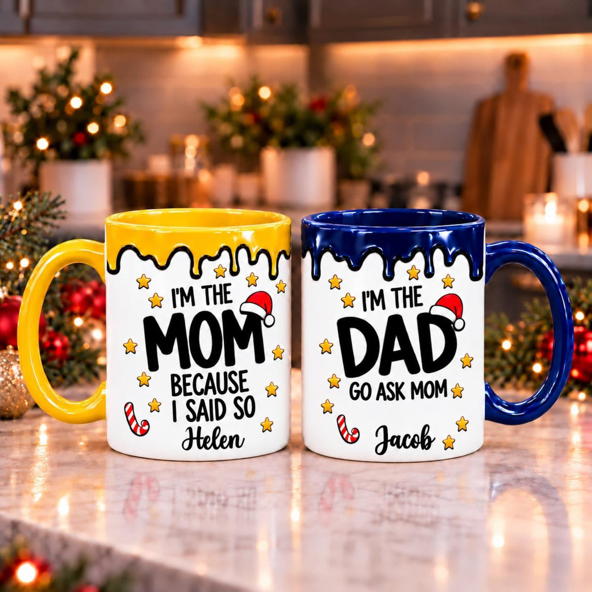 Personalized Family Matching Christmas Mug, Sibling & Parent Holiday Coffee Cup 686772 WFD