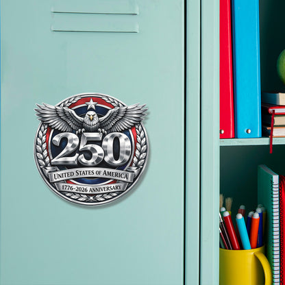 USA 250 Years Anniversary Fridge Magnet | Patriotic Eagle 1776–2026 Fridge Magnet | 4th of July Magnet 684233