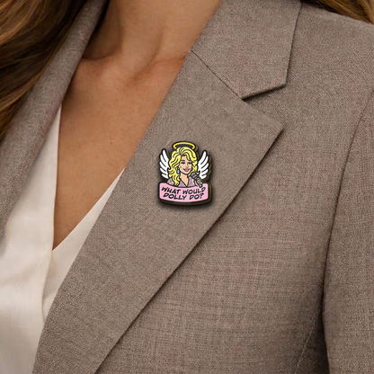 Dolly Parton Angel Lapel Pin, Country Music Memorial Pins, Dolly Parton Fan Gift 686145