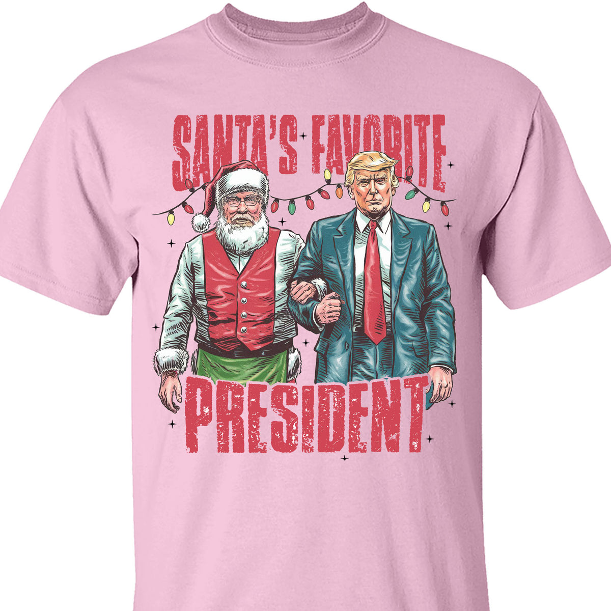 Santa's Favorite President Shirt, Humorous Trump Christmas Sweatshirt, Republican Sweater C1614 - GOP