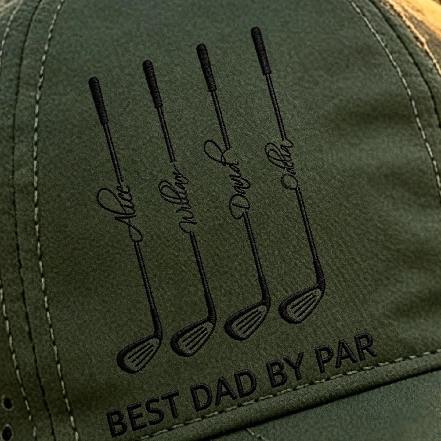 Best Dad By Par Cap | Personalized Cap | Father's Day Golf Gift | Golf Lover Gift For Him 685004