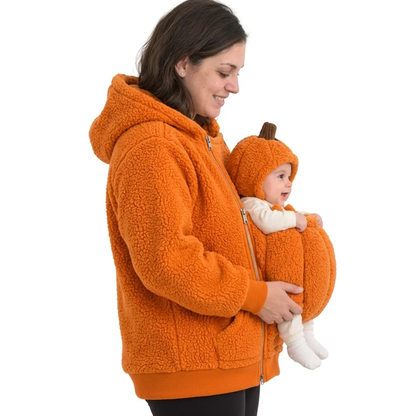 Santa & Pumpkin Baby Carrier Hoodie, Holiday Babywearing Costume, Gift For Family 686526 WFD