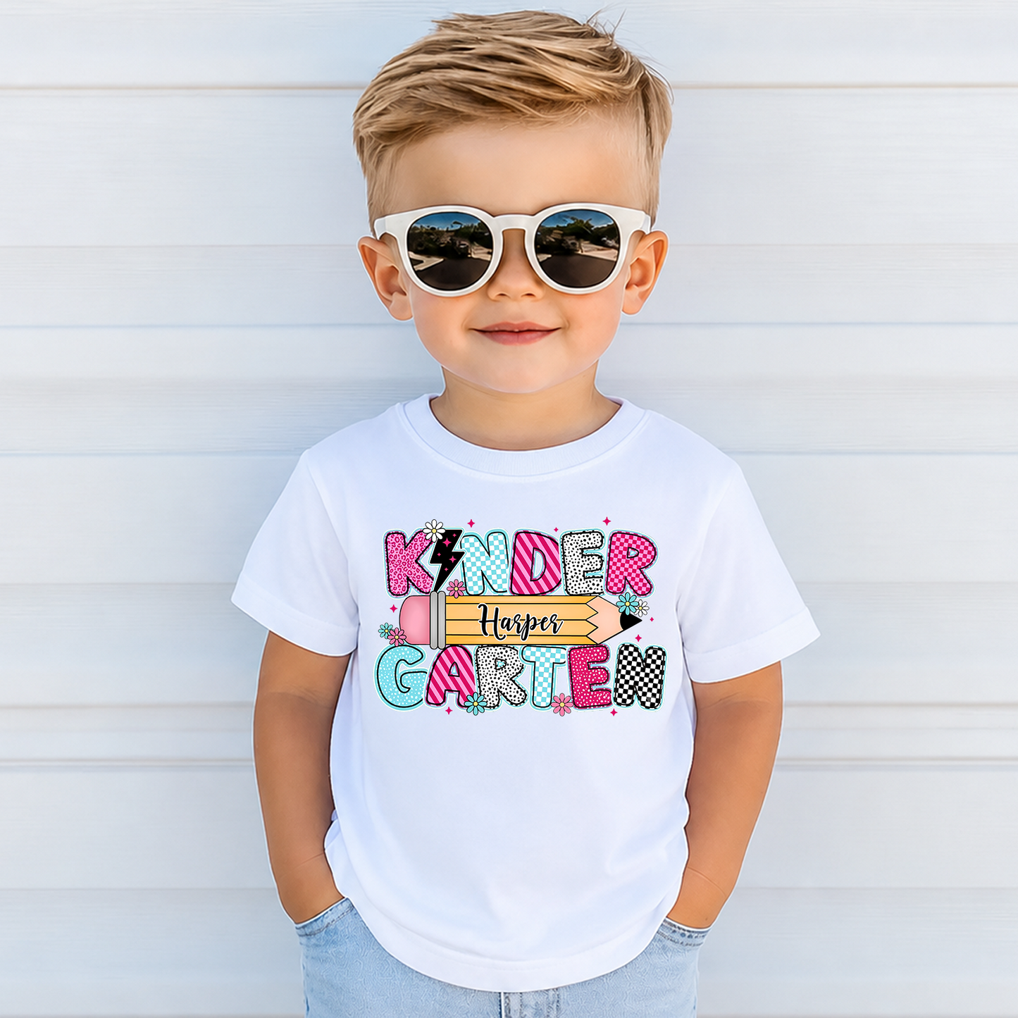 Personalized Kindergarten Kids Shirt, Custom Name Back To School Tee, First Day Of School Shirt 685528