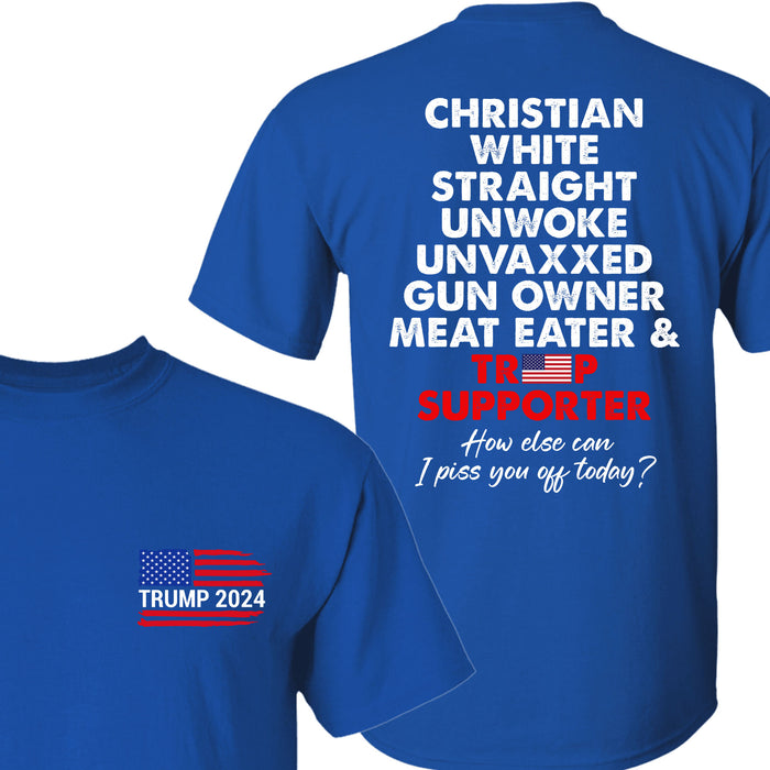 Trump Supporter Tees | Donald Trump Homage Shirt | Donald Trump Fan Front & Back Shirt C916 - GOP