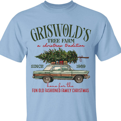 Griswold Christmas Tree Farm Shirt, Christmas Vacation Sweater, Retro Family Christmas Sweatshirt T1651