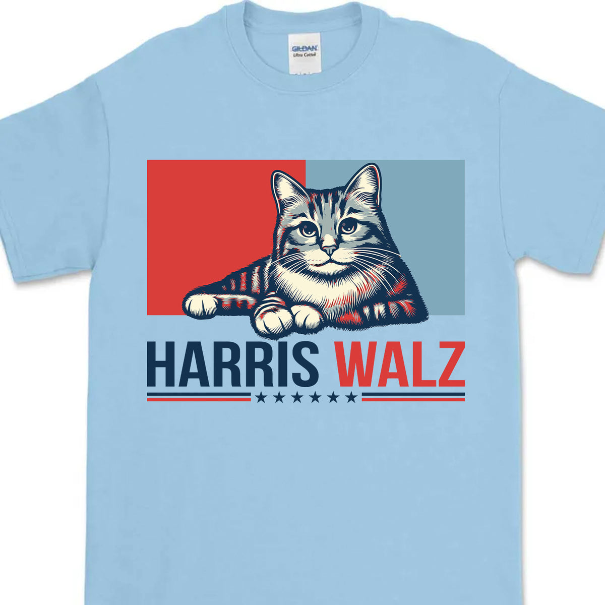 Harris Walz 2024 Cat Obviously Shirt | Kamala Harris 2024 Shirt | Democrat Shirt Bright C1420 - KH2