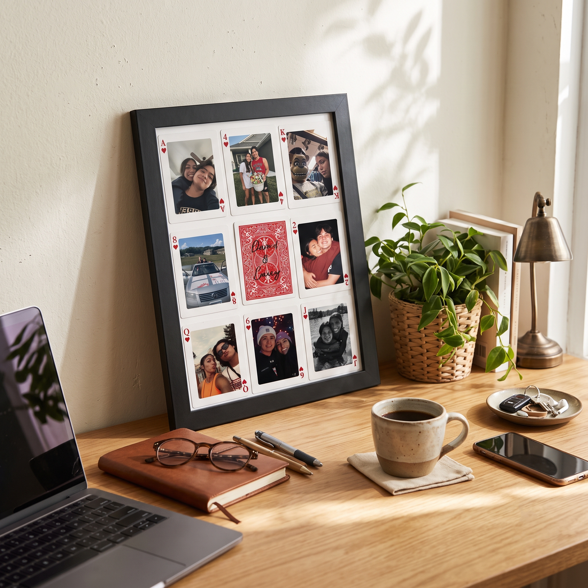 Custom Photo Playing Cards Picture Frame | Personalized Gift For Couple 686626 WFD