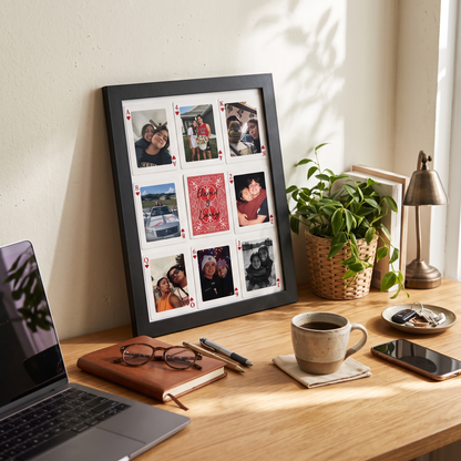 Custom Photo Playing Cards Picture Frame | Personalized Gift For Couple 686626 WFD