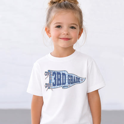 Custom Name Teacher Team Front & Back Kid Shirt, Personalized Grade Level Team Tee, Back To School Gift 685484