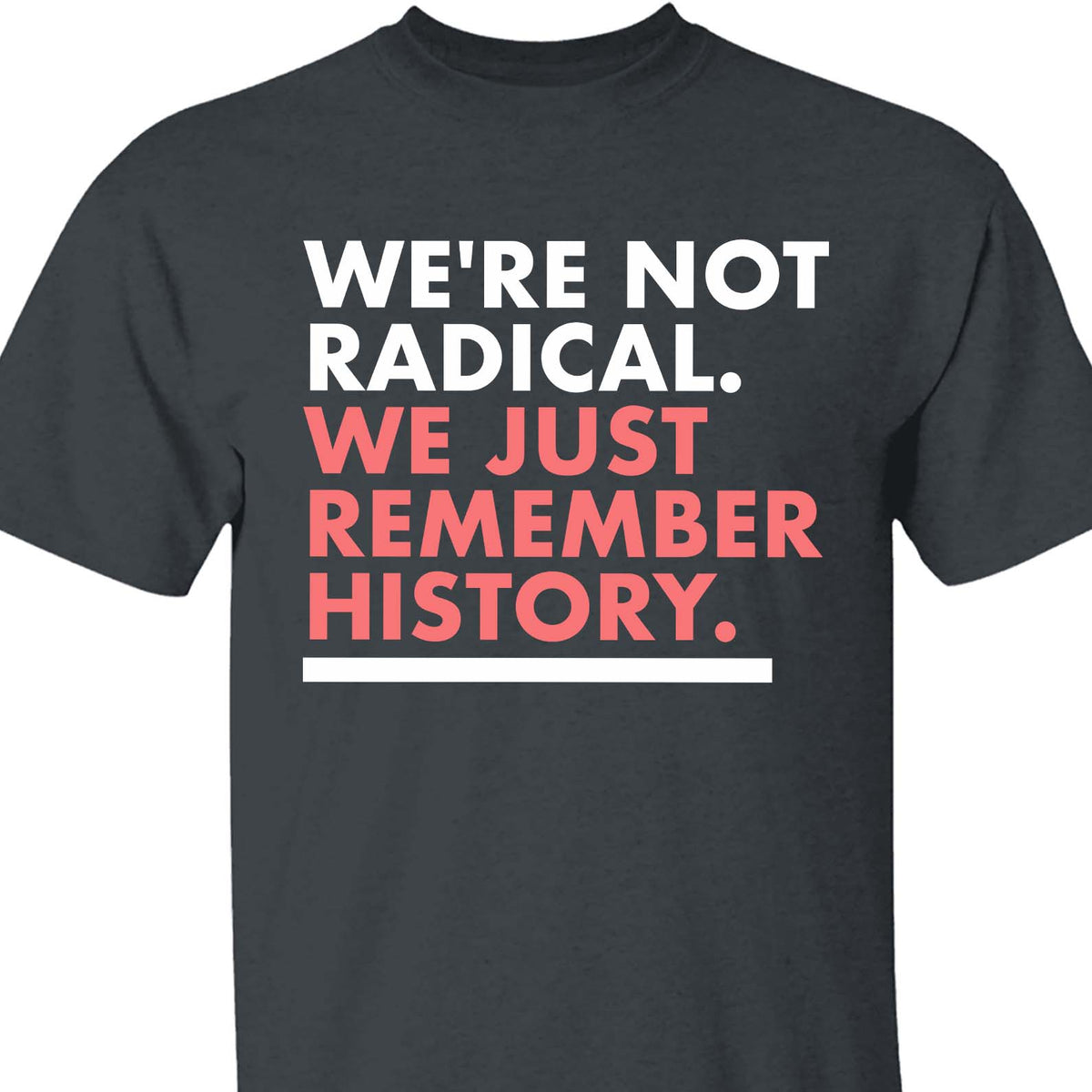 We're Not Radical We Just Remember History Shirt – Dark Shirt 8647 Anti Trump, Anti MAGA Political Shirt, Political Protest Tee 682176