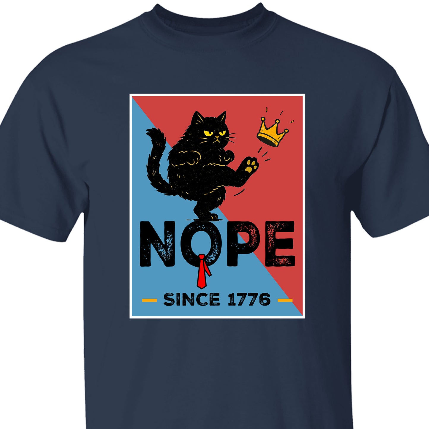 No Kings in America Black Cat Shirt, Anti-Trump Protest Shirt, Patriotic Democracy Shirt, No Kings in America, Not my President Shirt 682481