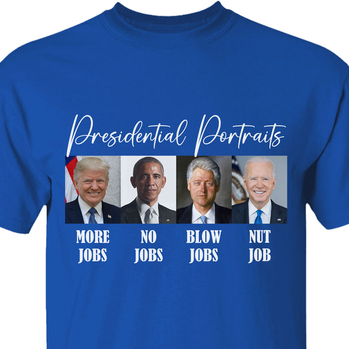 Presidential Portraits Shirt | Donald Trump Homage Shirt | Donald Trump Fan Tees C920 - GOP