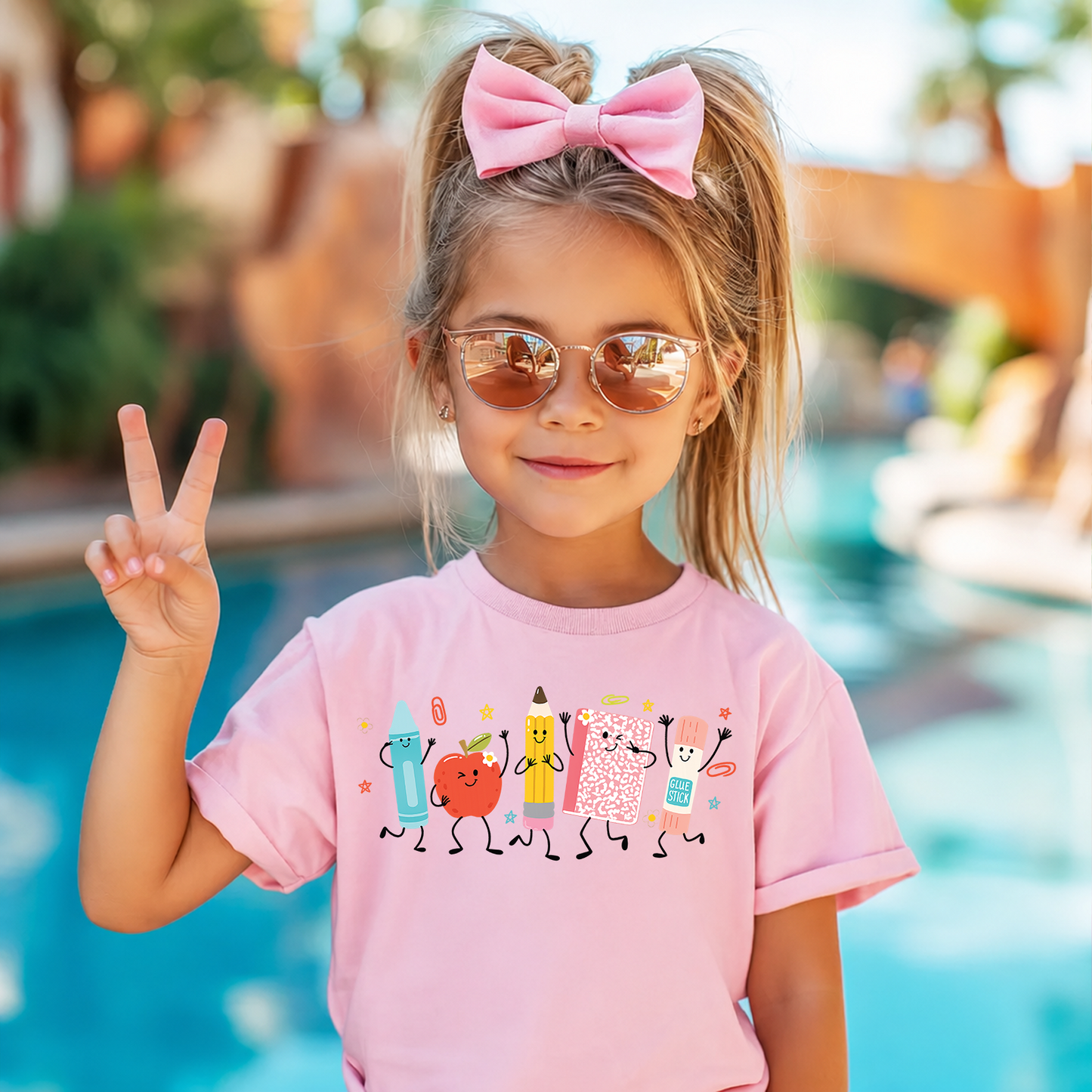 Cute School Supplies Kids Shirt, Crayon Pencil Notebook Tee, Back To School Shirt 685729