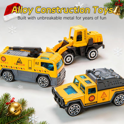 Kids Construction Vehicle Christmas Advant Calendars, 24 Days Toy Truck Holiday Countdown 686553 WFD