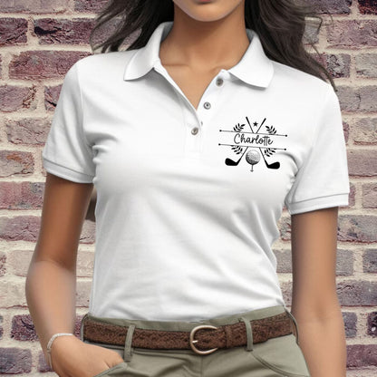 Custom Name Golf Polo Shirt | Personalized Golf Shirt | Golf Team Outfit | Gift For Golf Lovers 683987