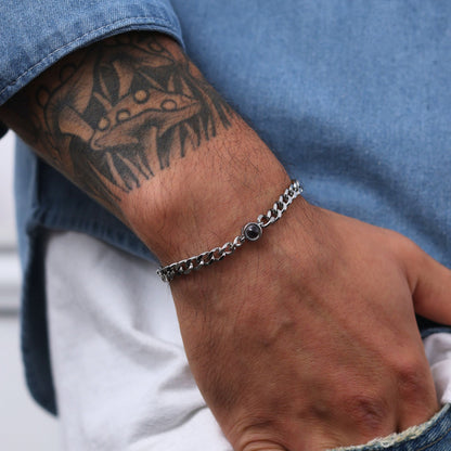 Custom Photo Bracelet, Personalized Bracelet For Men, Birthday Anniversary Gift For Dad, Husband, Boyfriend 685554