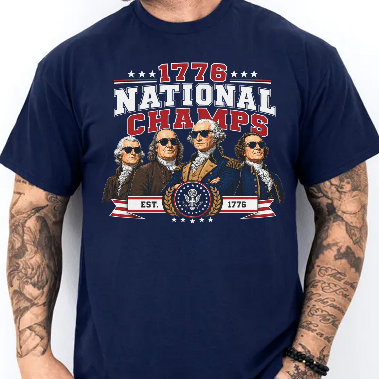1776 National Champs Shirt, Vintage USA 250th Anniversary Tee, Patriotic 4th Of July Gift 685219