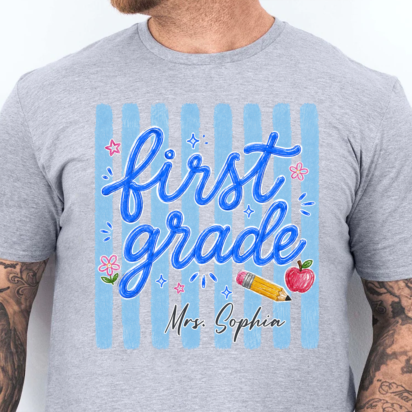 Custom Grade Level Shirt, Personalized Teacher Team Tee, Back To School Gift 685462