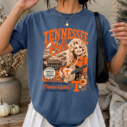 Retro Tennessee Vols Dolly Parton Memorial Shirt, Country Music Graphic Tee 686126 WFD