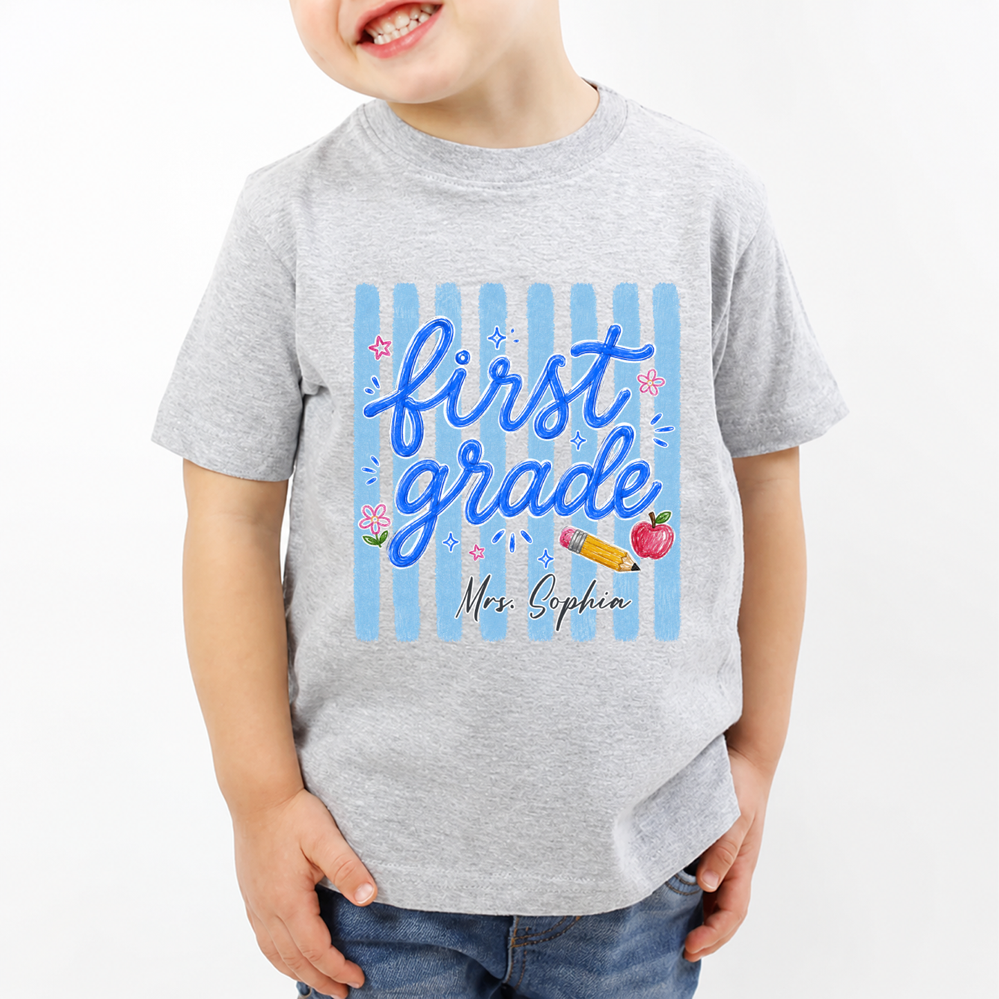 Custom Grade Level Kids Shirt, Personalized Teacher Team Tee, Back To School Gift 685462
