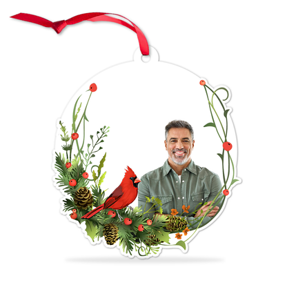 Although You Cannot See Me I Am Always With You - Personalized Memorial Acrylic Ornament, Christmas Gift For Family 686211