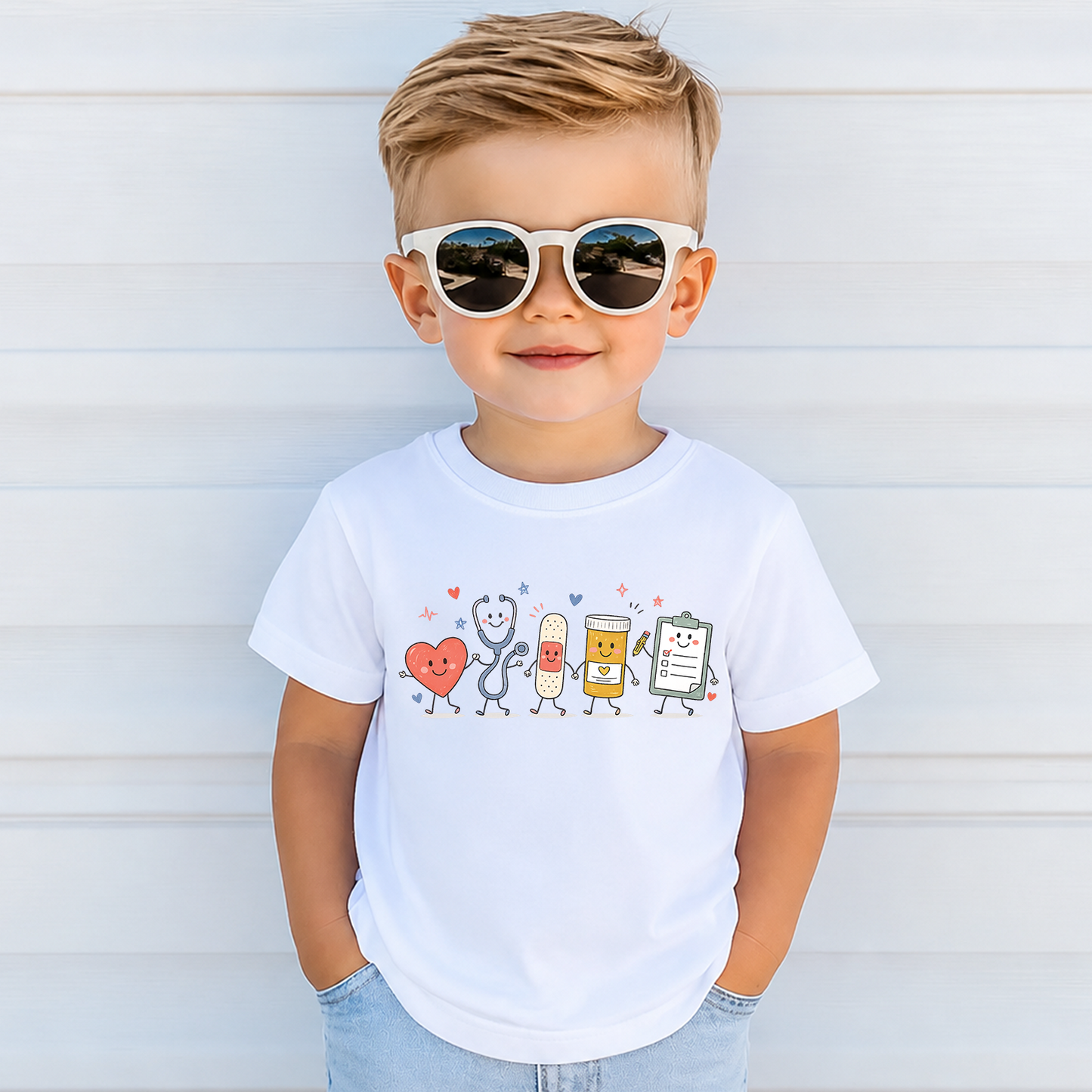 Cute Medical Friends Kids Shirt, Future Doctor Graphic Tee, Back To School & Labour Day Gift 685770