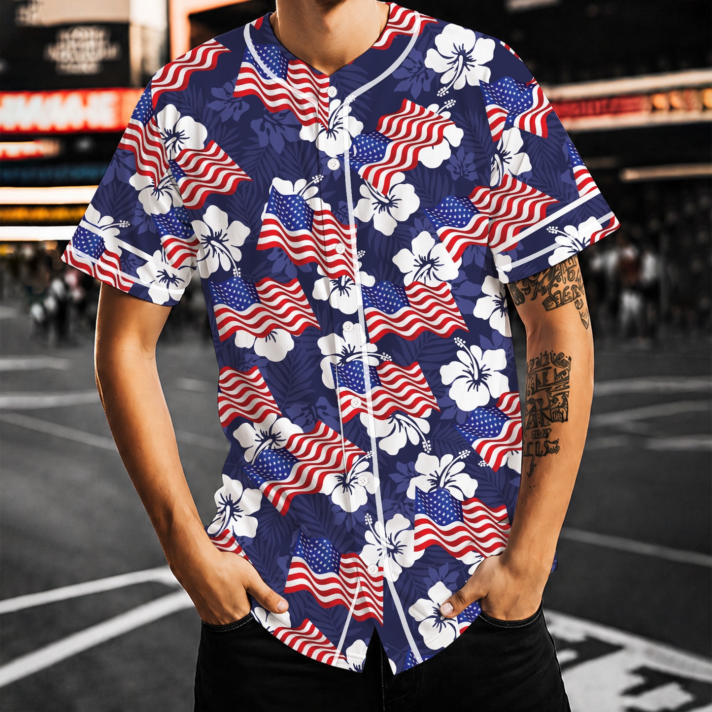 Personalized USA 250th Anniversary Baseball Jersey, Patriotic American Flag Tee, 1776 - 2026 Semiquincentennial Gift 685307