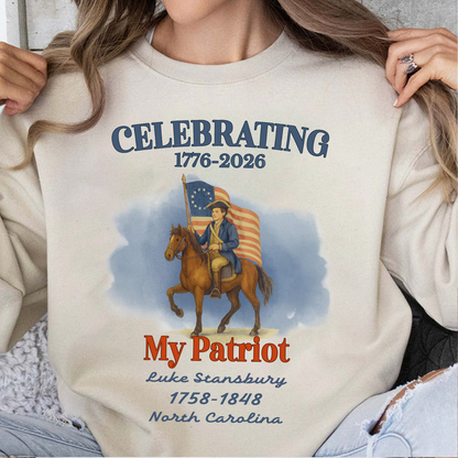 250 Years Of America 1776–2026 Bright Shirt | Personalized Patriot Descendant Gift | Patriotic Shirt 684567