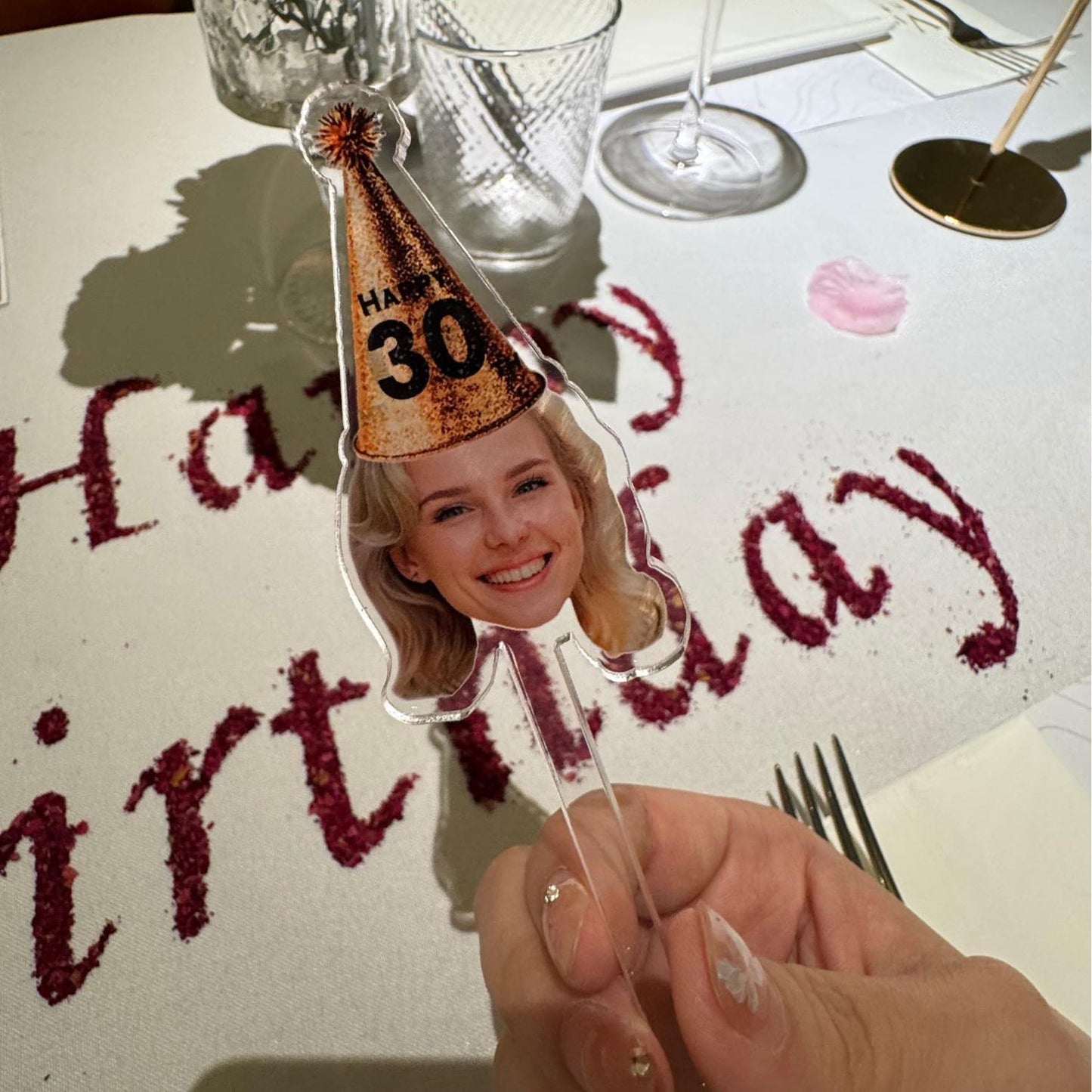 Custom Photo Drink Stirrers, Personalized Birthday Party Cocktail Stir Sticks, Gift For Bestie 685533 WFD