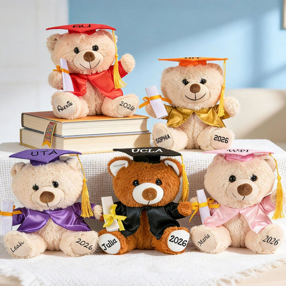 Grad Bear With Name & Year | Personalized Graduation Teddy Bears | Class of 2026 Gifts 684745